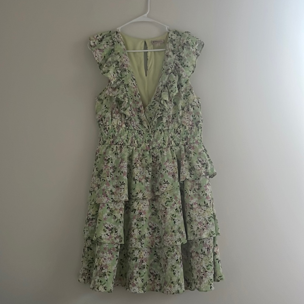 BCBGENERATION
 
Ruffle Smock Waist Dress In Dainty Romance